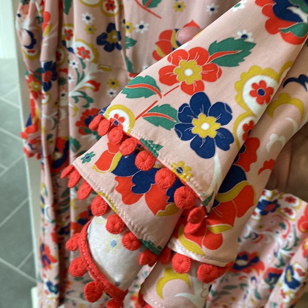 Boden Floral Midi Dress - Multicolor - Picture 7 of 8